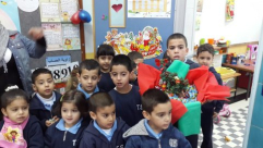  بالصور: نخبة من طلاب مدرسة حسن عرفة في زيارة لمدرسة الراهبات الابتدائية